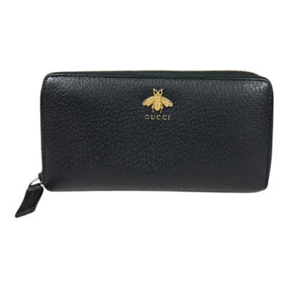 Gucci Animalier Bee Long Wallet Leather - Picture 1 of 9